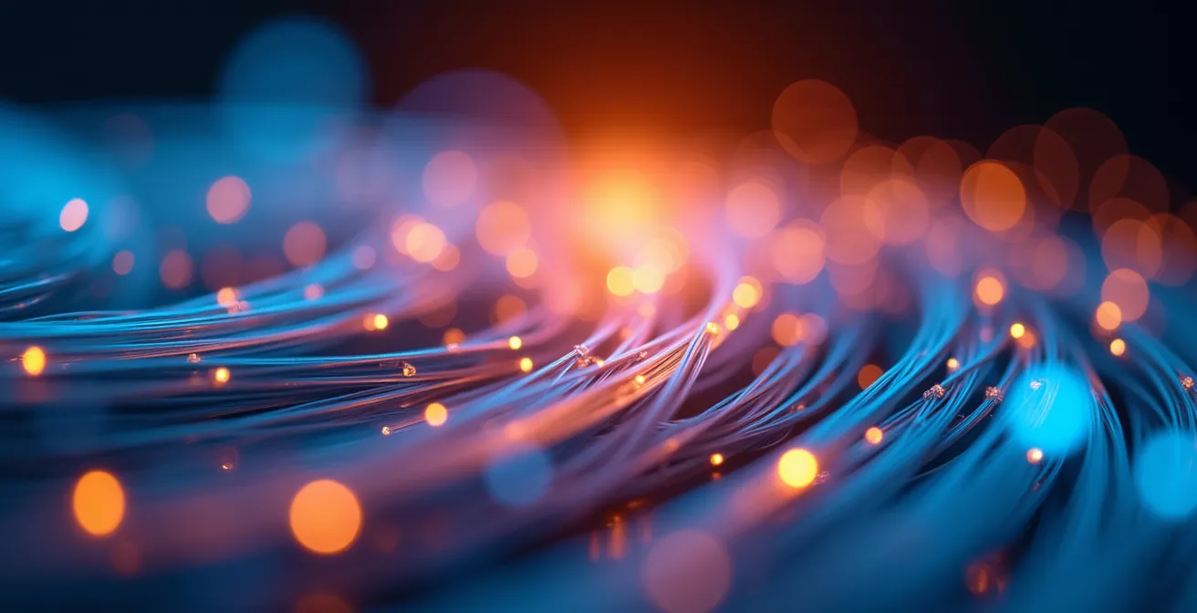 Visualizzazione astratta dell'analisi AI di dati epidemiologici