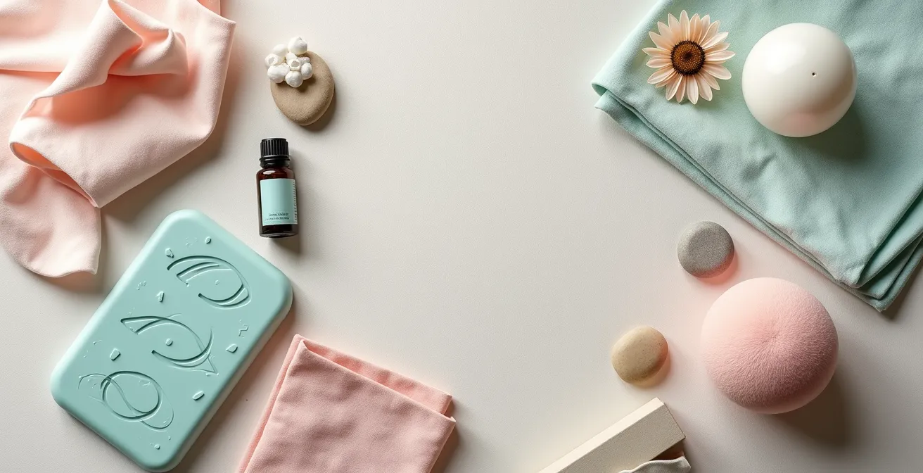 Kit di oggetti sensoriali per gestire il prurito da stress