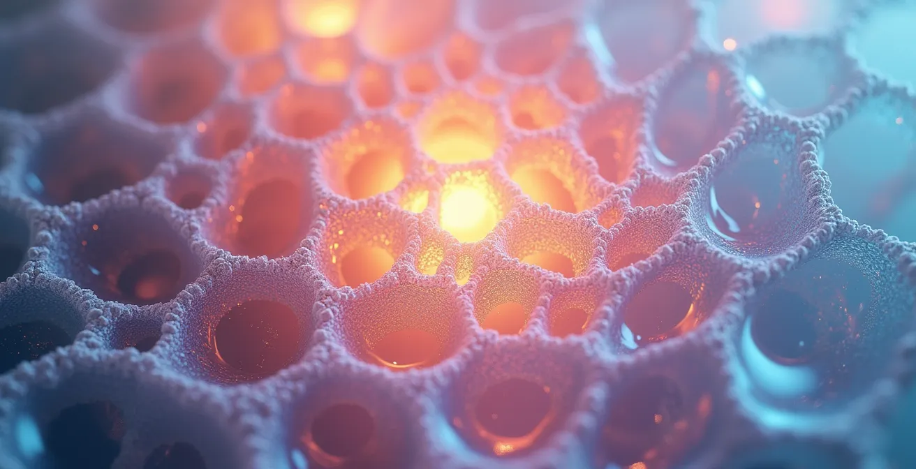 Visualizzazione dell'analisi radiomica della texture tumorale